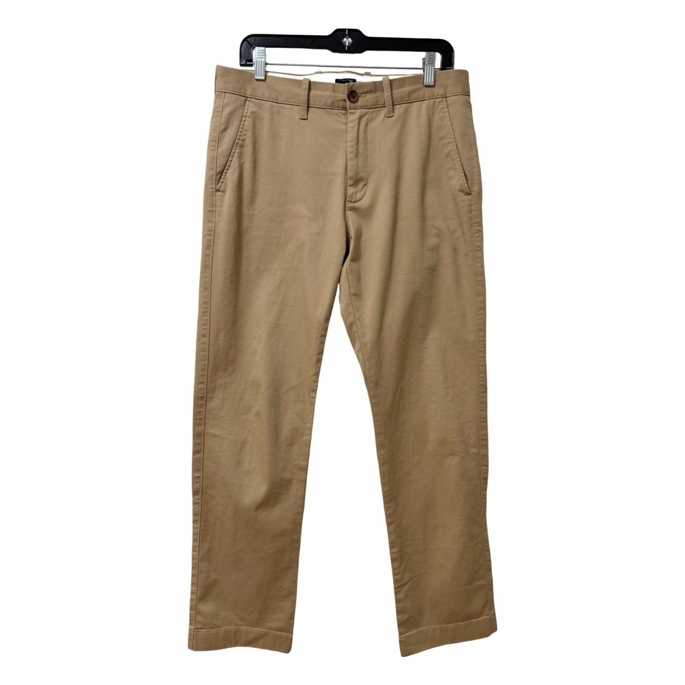 J Crew Straight Leg Flex Chino Pants Mens‎ 31x30 Khaki Office Business Casual
